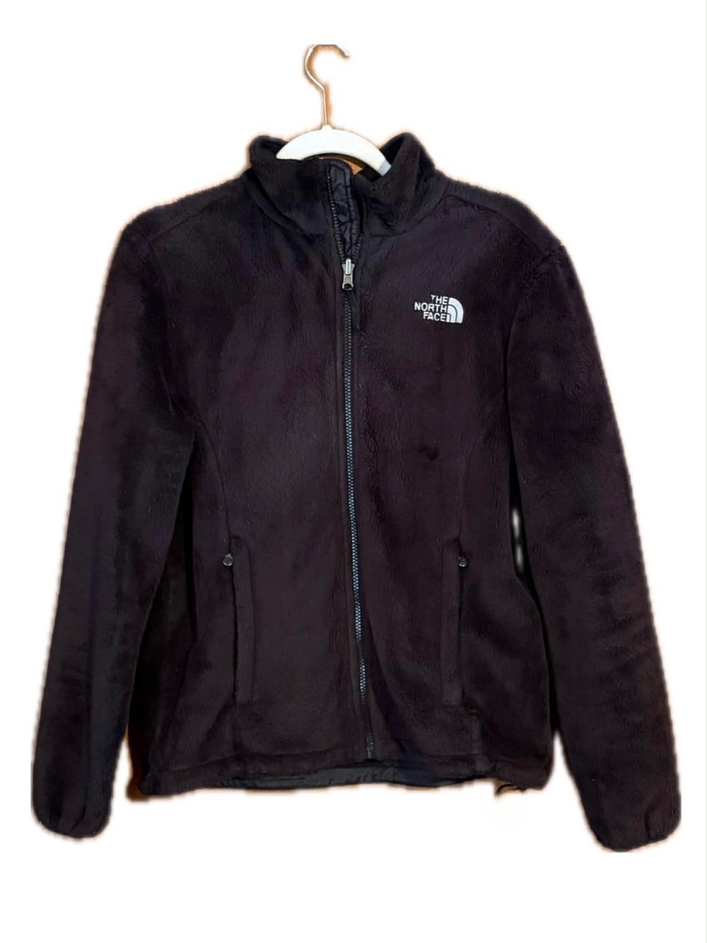The North Face Women's Black Teddy Fleece Zip Jacket